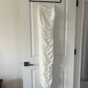 Long Tight White Dress